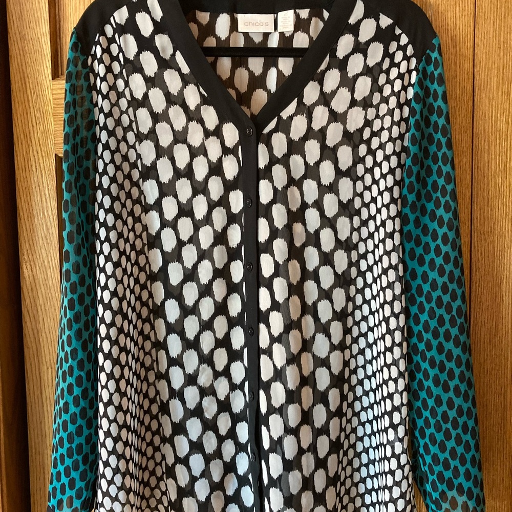 Chico’s sheer blouse